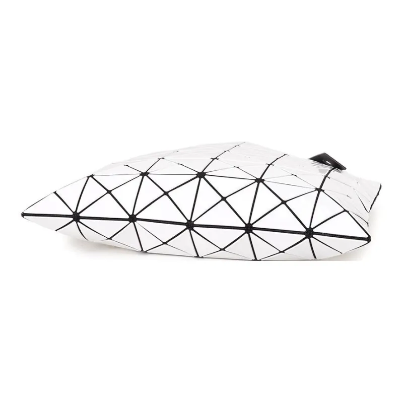 ISSEY MIYAKE PVC Tote Bag, Shopping Bag, Shoulder Bag, Handbag Women's White-3