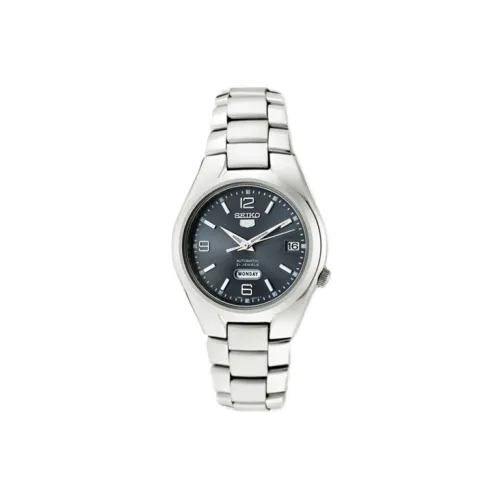 SEIKO Automatic Mechanical Movement Stainless Steel Strap Watch Unisex Gray Dial