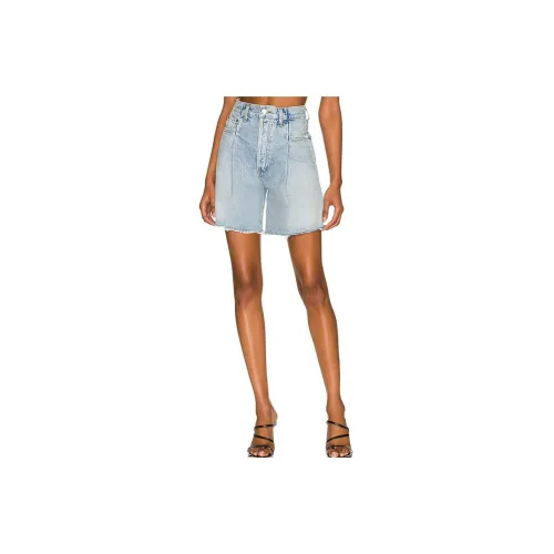 AGOLDE Denim Shorts Women's Light Blue