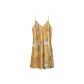 Camisole Yellow Hibiscus Flower Women's Nightgown