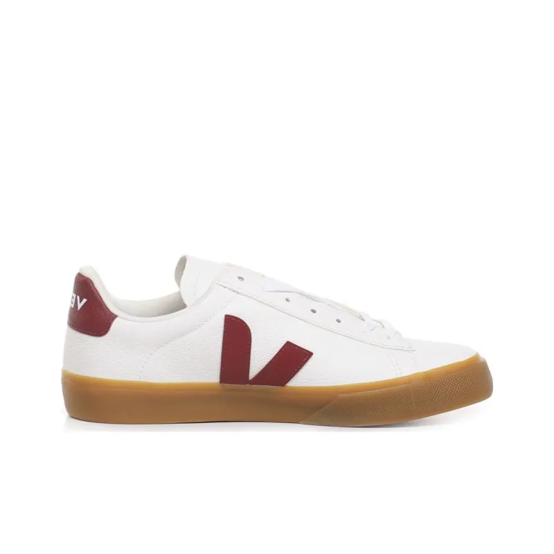 VEJA Campo Chromefree Lace Up 'White Marsala'-1