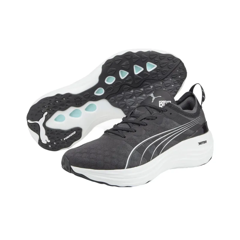 PUMA ForeverRun Nitro 'Black White'-4