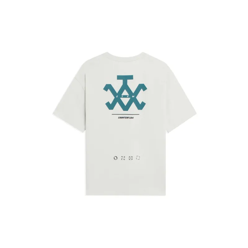 LINING CF T Shirts Unisex Water Mist Gray-1