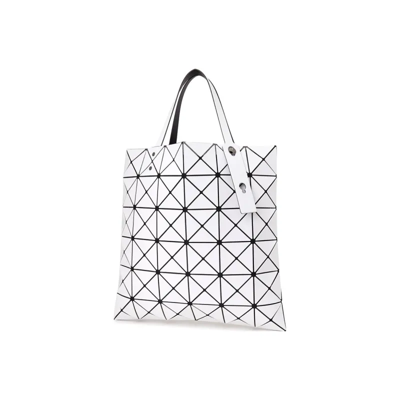 ISSEY MIYAKE PVC Tote Bag, Shopping Bag, Shoulder Bag, Handbag Women's White-1