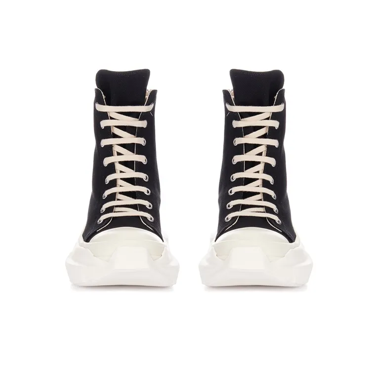 Rick Owens DRKSHDW Abstract High Top Embroidered Pentagram Black-3