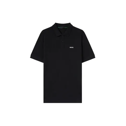 HUGO BOSS Polo Shirts Men Black