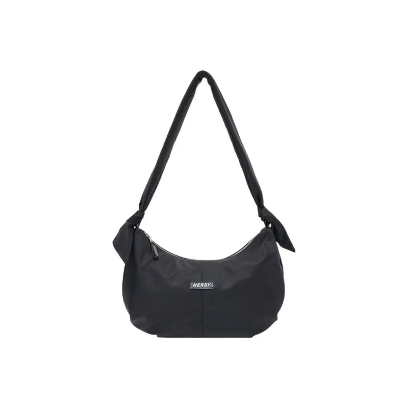 NERDY Polyester Dumpling Bag Cloud Bag Handheld Bag Crossbody Bag Shoulder Bag Regular Women's Black-0