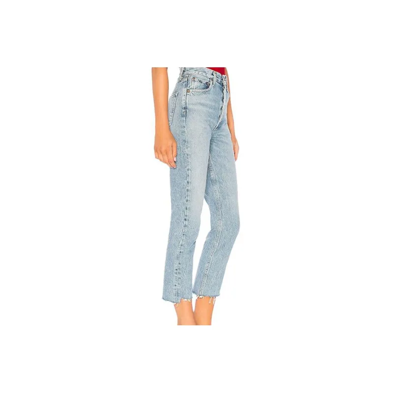 AGOLDE Jeans Women's Lotus Gray-2