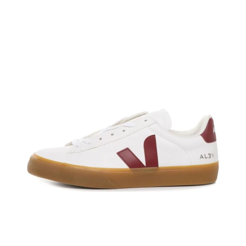 VEJA Campo Chromefree Lace Up 'White Marsala'-0