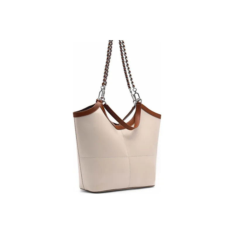 PEDRO PU Tote Bag, Shopping Bag, Shoulder Bag, Handbag Extra Large Women's Black/Composite Color-2