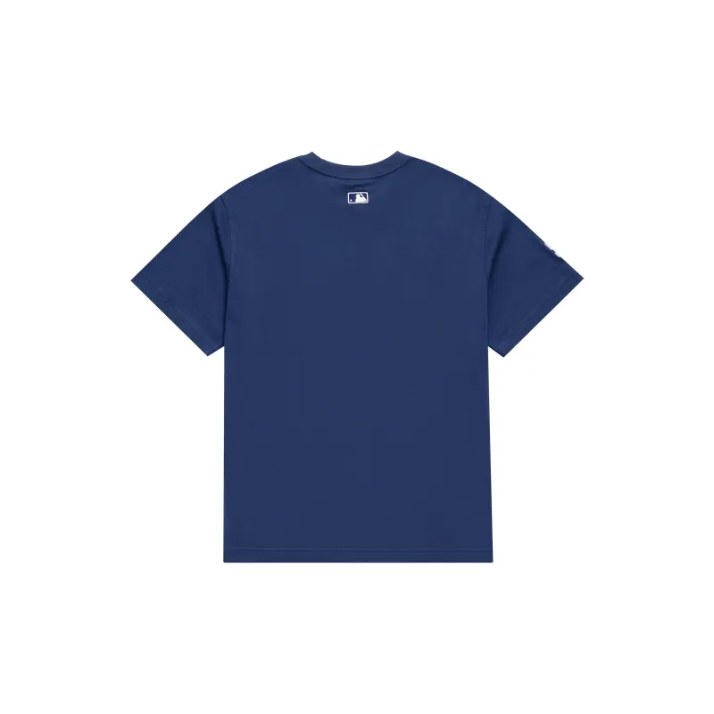 MLB Set in Sleeve T Shirt Unisex Navy Blue-1