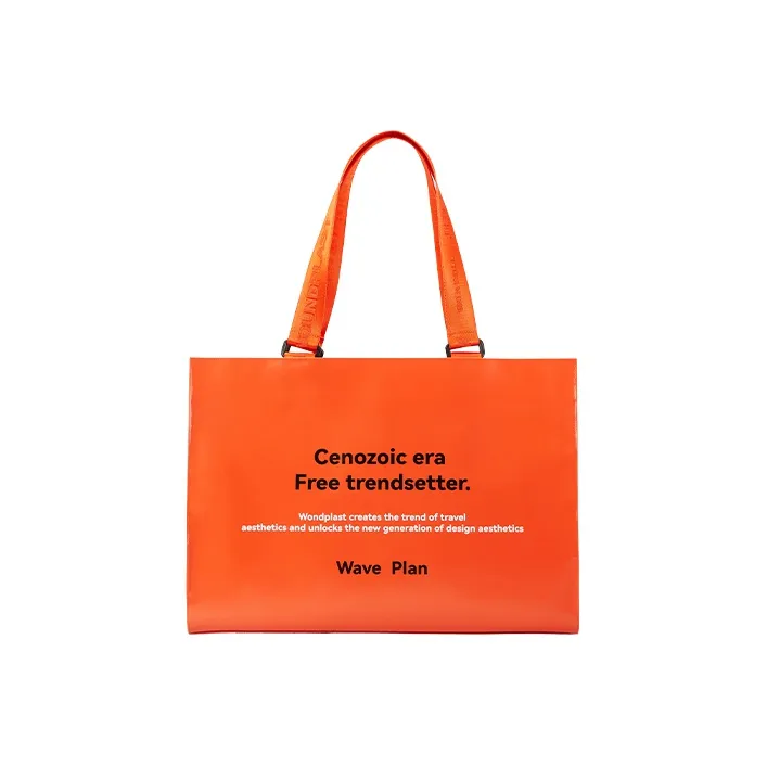 WPT PVC Tote Bag Shopping Bag Shoulder Bag Large Size Unisex Multicolor-18