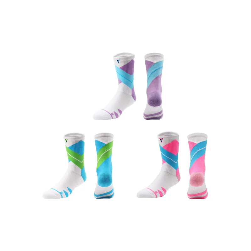 VEIDOORN Basketball Socks Unisex Gift Box Set Pink Blue-8