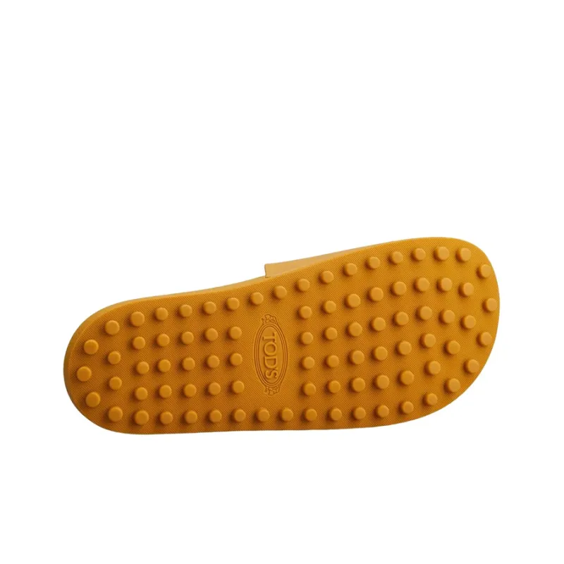 TOD'S Slide Slippers Men's Yellow-3