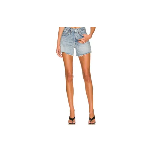 AGOLDE Denim Shorts Women's Blue