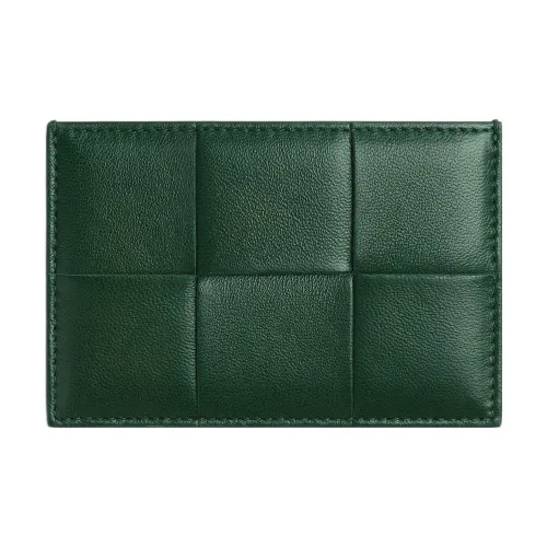 Bottega Veneta Sheepskin Card Holder, Wallet Women's Rain Tree Green