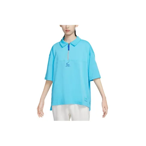 Nike Polo Shirts Women's Baltic Sea Blue