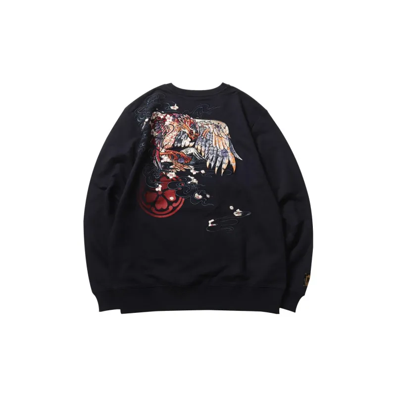 ONIARAI Sweatshirts Men Navy Blue-1