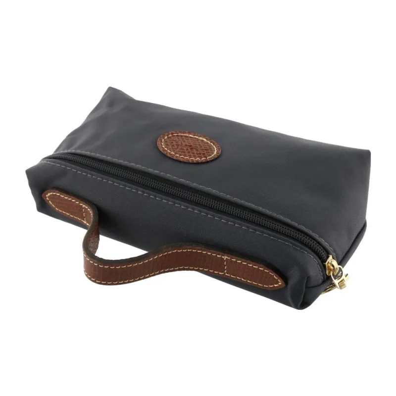 LONGCHAMP Le Pliage Canvas Canvas Bag Makeup Bag Regular Women's Black-4