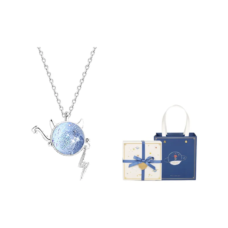 LUCKY ZHY Colored Glaze Necklaces Women's-3