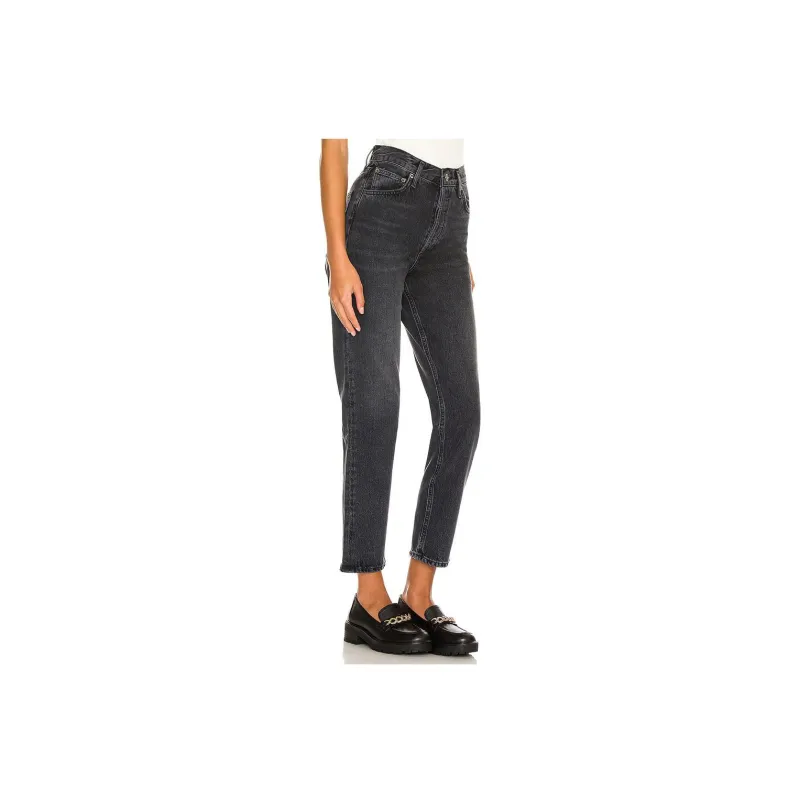 AGOLDE Jeans Women's Gray Black-2