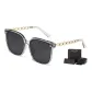 Gray Gold Frame with Black Lens