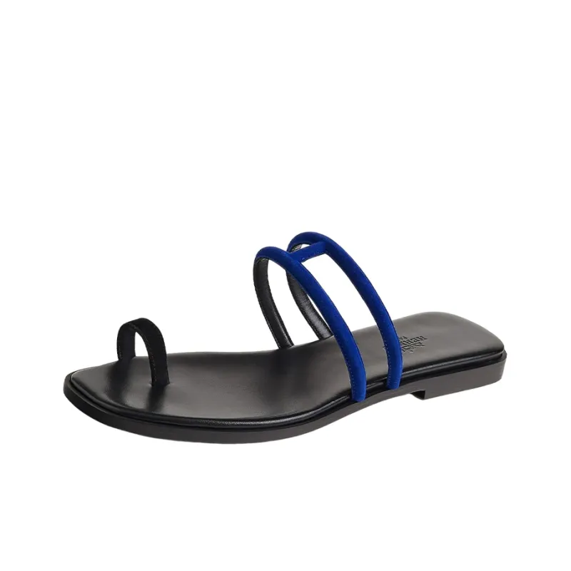 HERMES Georgia Slippers Women's Black-0