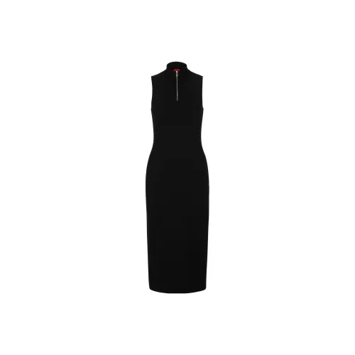 HUGO BOSS Sleeveless Dresses Women's Black