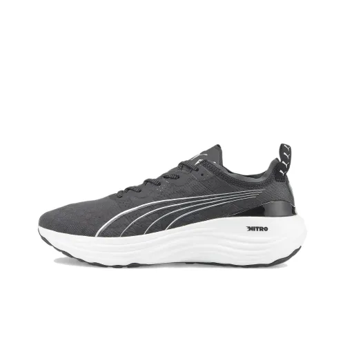 PUMA ForeverRUN Nitro Running Shoes Men Low-Top Black/Gray