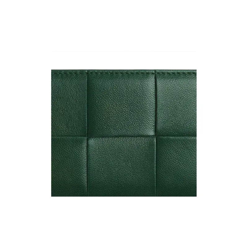 Bottega Veneta Sheepskin Card Holder, Wallet Women's Rain Tree Green-2
