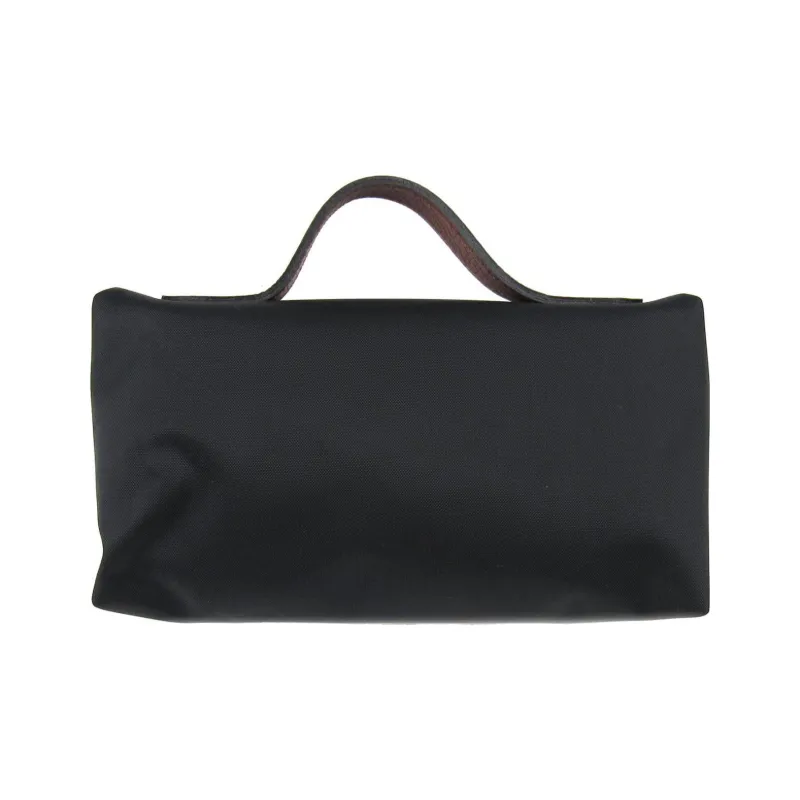 LONGCHAMP Le Pliage Canvas Portable Makeup Bag, Clutch, Toiletry Bag 19 Women's Black-2
