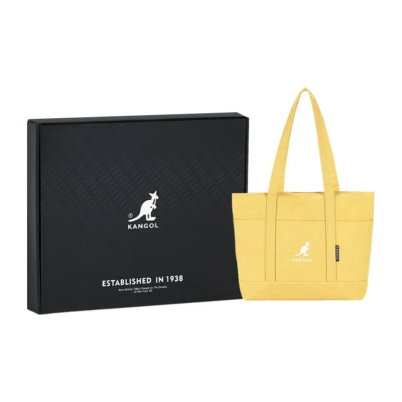 KANGOL Canvas Canvas Bag Tote Bag Shopping Bag Shoulder Bag Unisex Multicolor-15