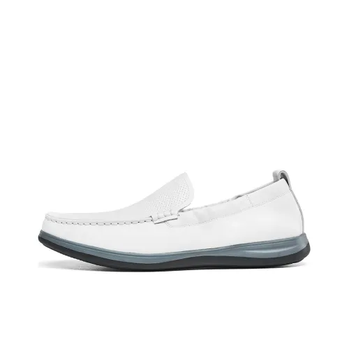 KANGNAI Casual Single Shoes Men's White