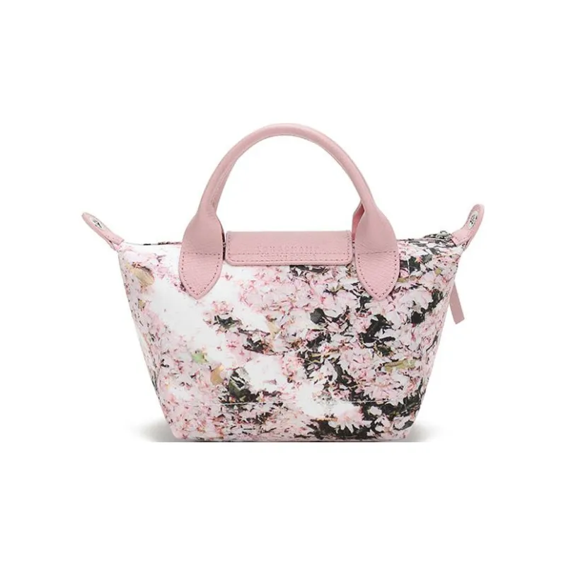 LONGCHAMP Le Pliage Fabric Crossbody Bag, Dumpling Bag, One Shoulder Handbag Mini Women's Pink-2