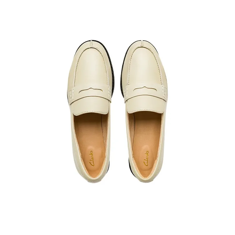 Clarks Loafers Women's White-2
