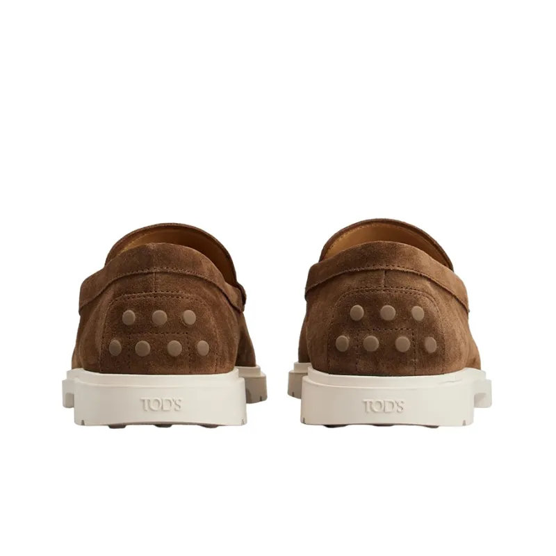 TOD'S Logo Embossed Slip On Loafers-2