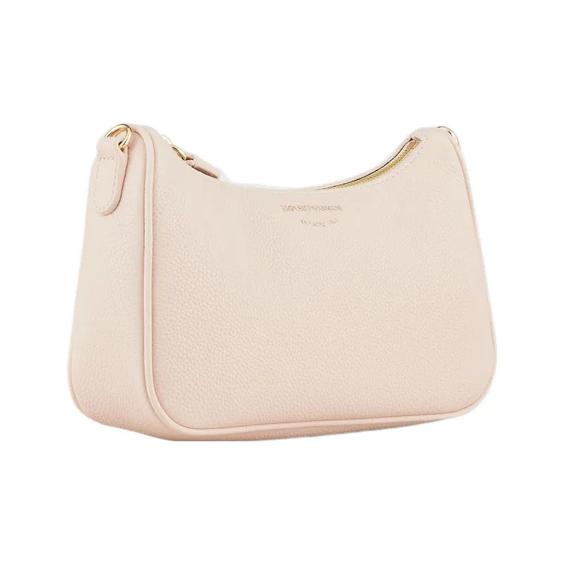 EMPORIO ARMANI Deerskin Crossbody Bag, Shoulder Bag Women's Nude Pink-1