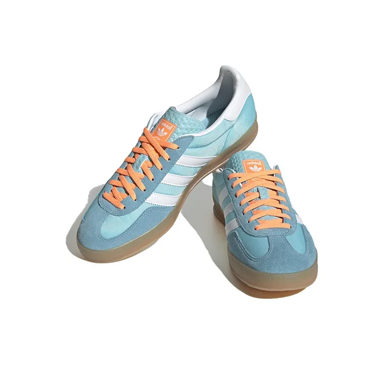 Adidas Gazelle Indoor Preloved Blue White Gum-2