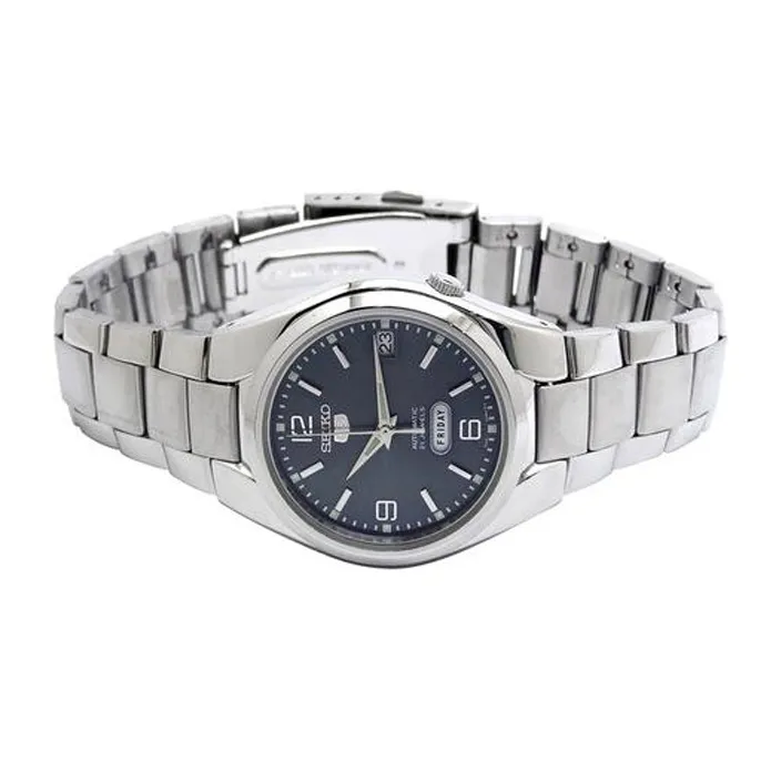 SEIKO Automatic Mechanical Movement Stainless Steel Strap Watch Unisex Gray Dial-1