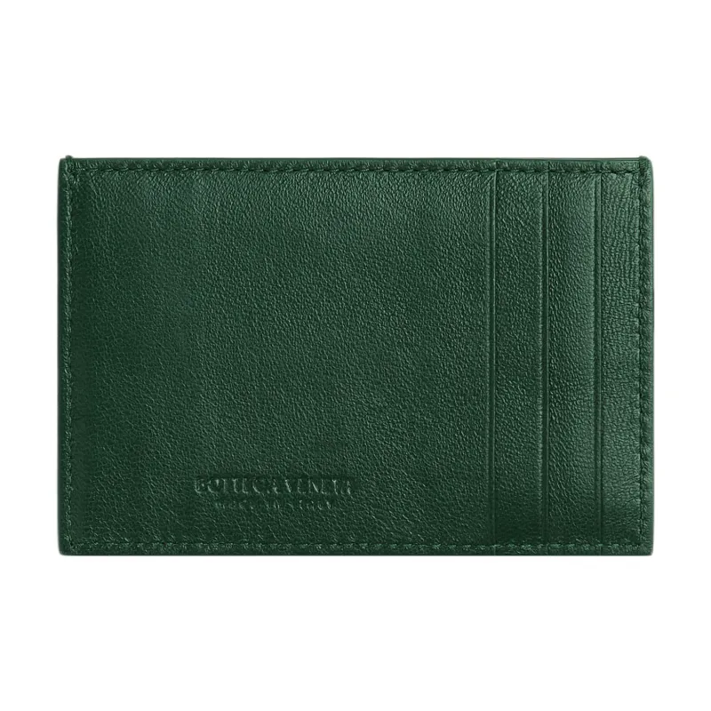 Bottega Veneta Sheepskin Card Holder, Wallet Women's Rain Tree Green-1
