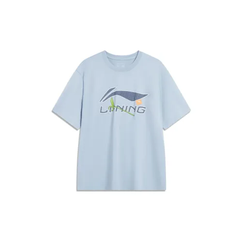 LINING Sports Life Collection T-Shirts Men Mist Blue