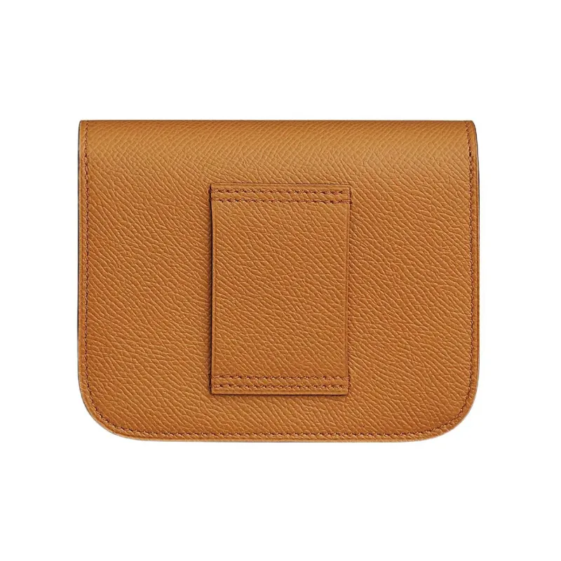HERMES Constance Slim Epsom Calfskin Clutch Wallet Fanny Pack Women's 1H Toffee Color-2