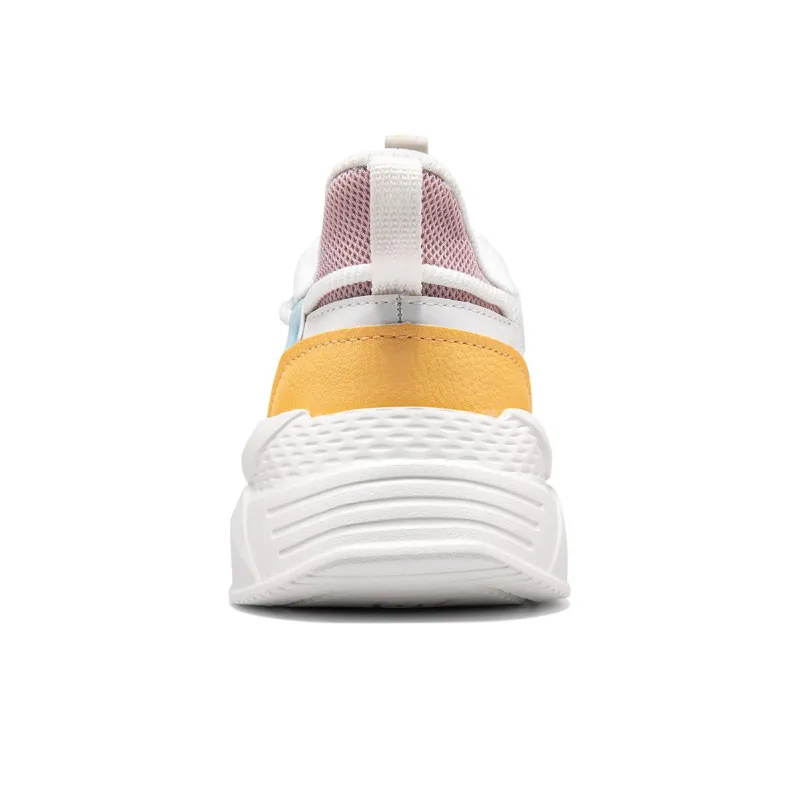 361° Anti Slip And Wear Resistant Lightweight Low Top Sports Casual Shoes Women's White Blue Orange Purple-2