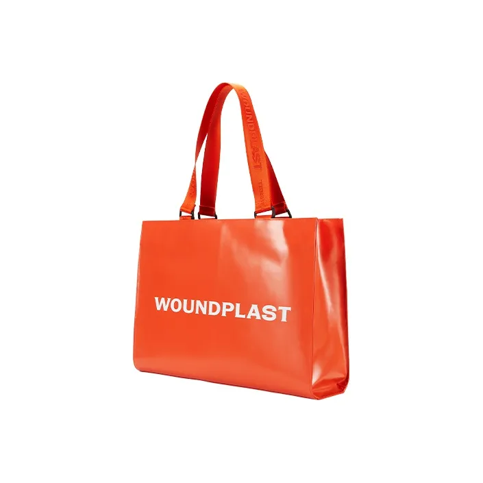 WPT PVC Tote Bag Shopping Bag Shoulder Bag Large Size Unisex Multicolor-17