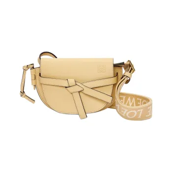 LOEWE Gate Soft Cow Leather Shoulder Bag Crossbody Bag Mini Women's Butter