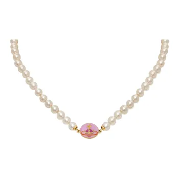 Vivienne Westwood Brass Necklaces Women's White