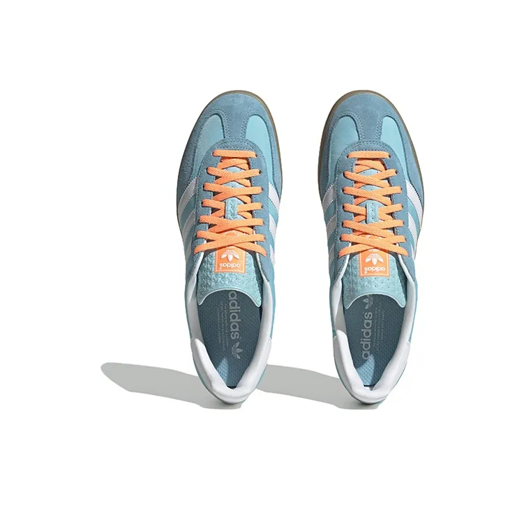 Adidas Gazelle Indoor Preloved Blue White Gum-4