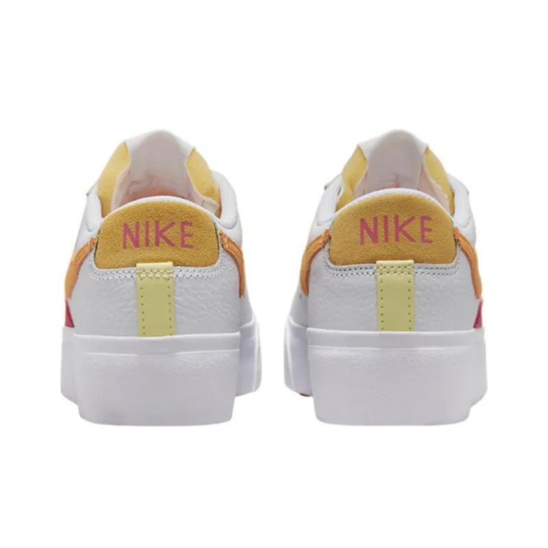 Nike Blazer Platform 'White Yellow Brown' Women's-3