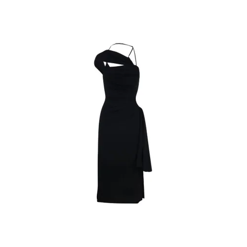 Jacquemus Sleeveless Dresses Women's Black