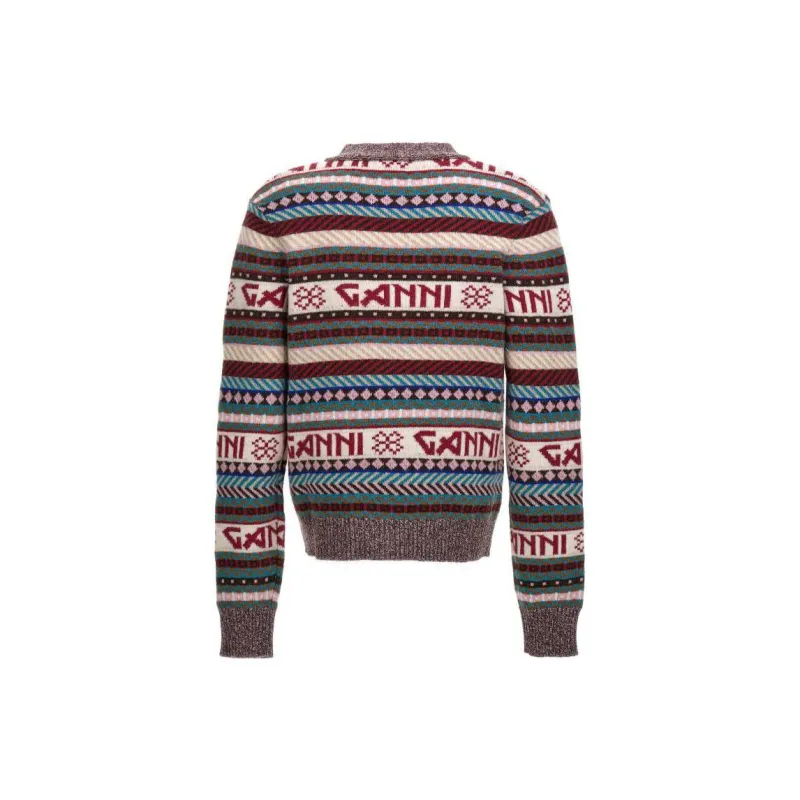 GANNI Sweaters Women's Brown-1